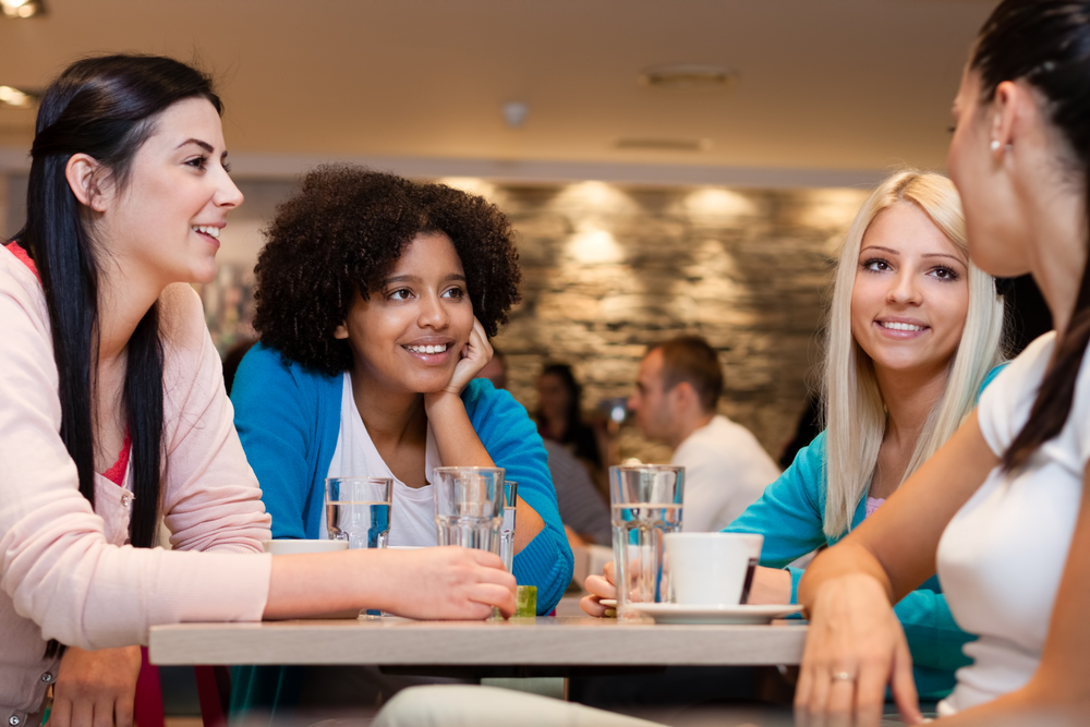 women meeting to share and let go of their worries