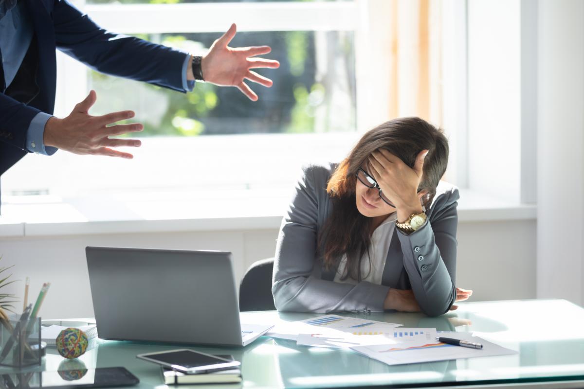 Female employee external causes of stress DP P3fkLc